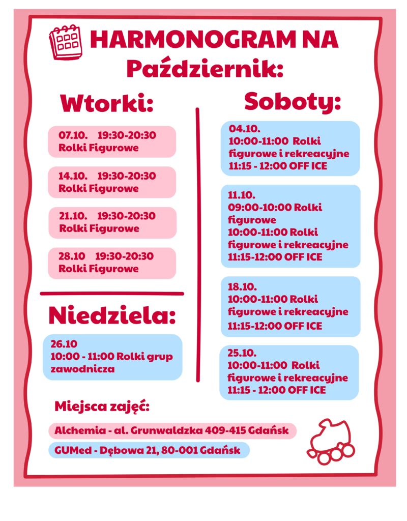 sparkle harmonogram pazdziernik